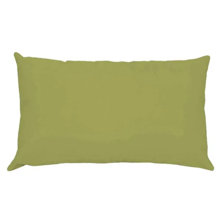 Taie D'oreiller Rectangle Unie en Coton