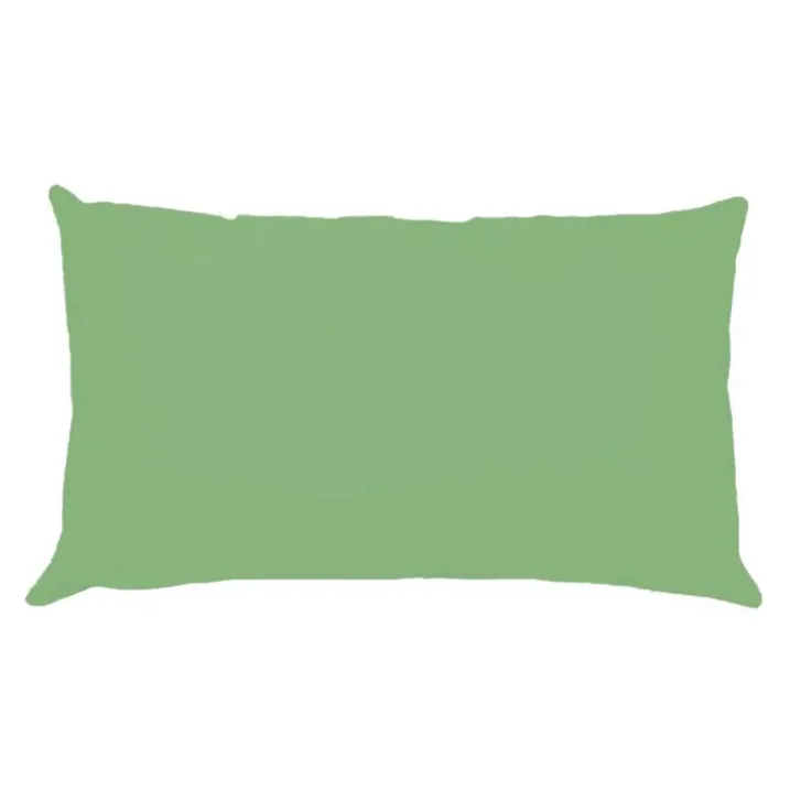 Taie D'oreiller Rectangle Unie en Coton
