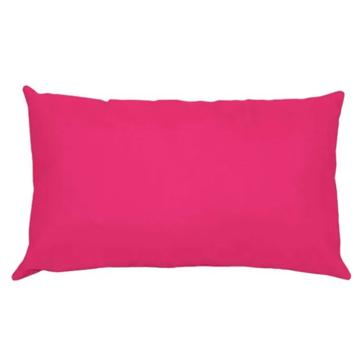 Taie D'oreiller Rectangle Unie en Coton
