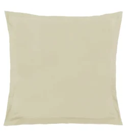 Taie d'Oreiller Unie en 100 % Coton