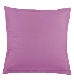Taie d'Oreiller Unie en 100 % Coton