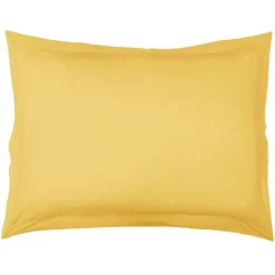 Taie d'Oreiller Unie en 100 % Coton