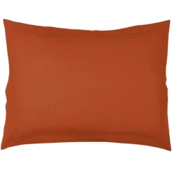 Taie d'Oreiller Unie en 100 % Coton