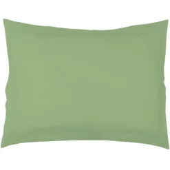 Taie d'Oreiller Unie en 100 % Coton