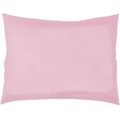 Taie d'Oreiller Unie en 100 % Coton