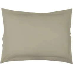 Taie d'Oreiller Unie en 100 % Coton