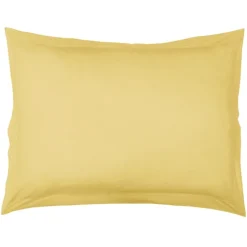 Taie d'Oreiller Unie en 100 % Coton