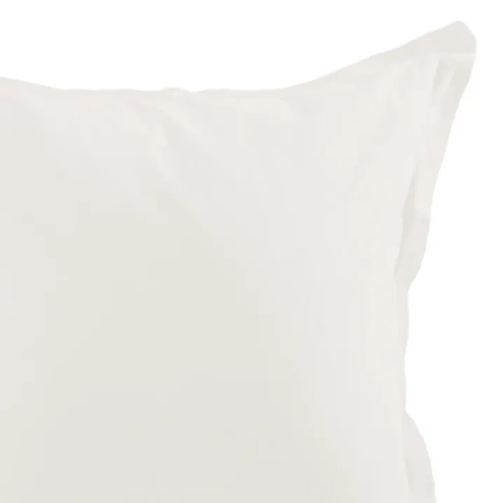 Taie d'oreiller unie en coton
