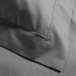 Taie d'oreiller volant plat 100% percale de coton ORIGINE