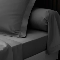 Taie d'oreiller volant plat 100% percale de coton ORIGINE