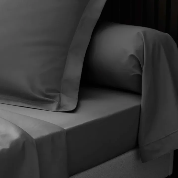 Taie d'oreiller volant plat 100% percale de coton ORIGINE