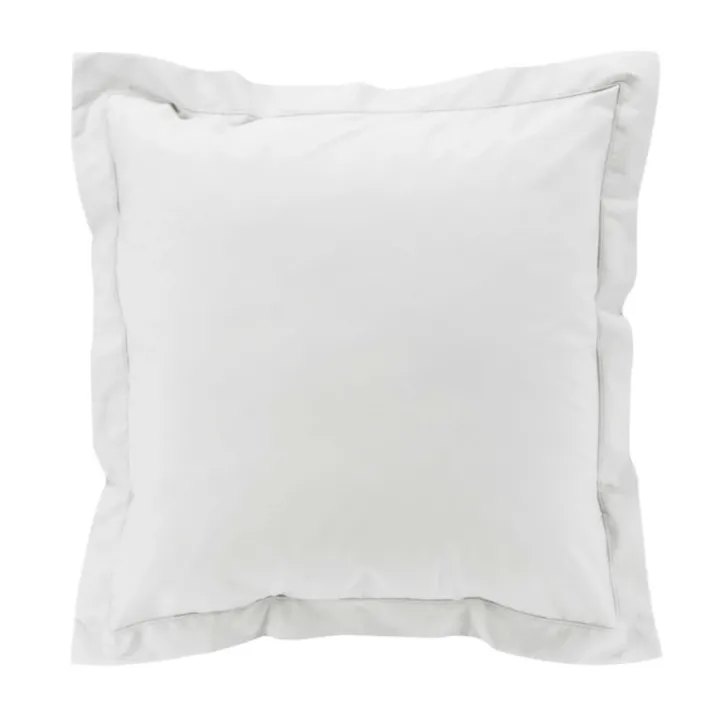 Taie d'oreiller volant plat 100% percale de coton ORIGINE