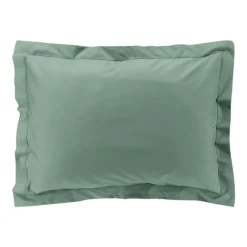 Taie d'oreiller volant plat 100% percale de coton ORIGINE