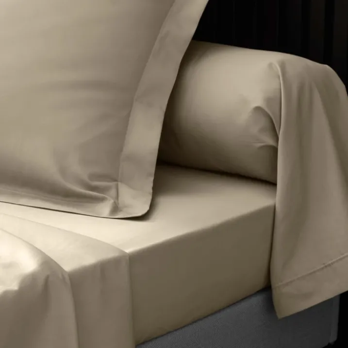Taie d'oreiller volant plat 100% percale de coton ORIGINE