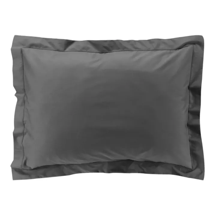 Taie d'oreiller volant plat 100% percale de coton ORIGINE