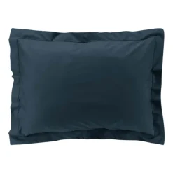 Taie d'oreiller volant plat 100% percale de coton ORIGINE