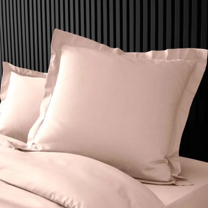 Taie d'oreiller volant plat 100% percale de coton ORIGINE