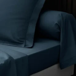 Taie d'oreiller volant plat 100% percale de coton ORIGINE