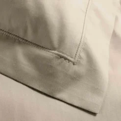 Taie d'oreiller volant plat 100% percale de coton ORIGINE