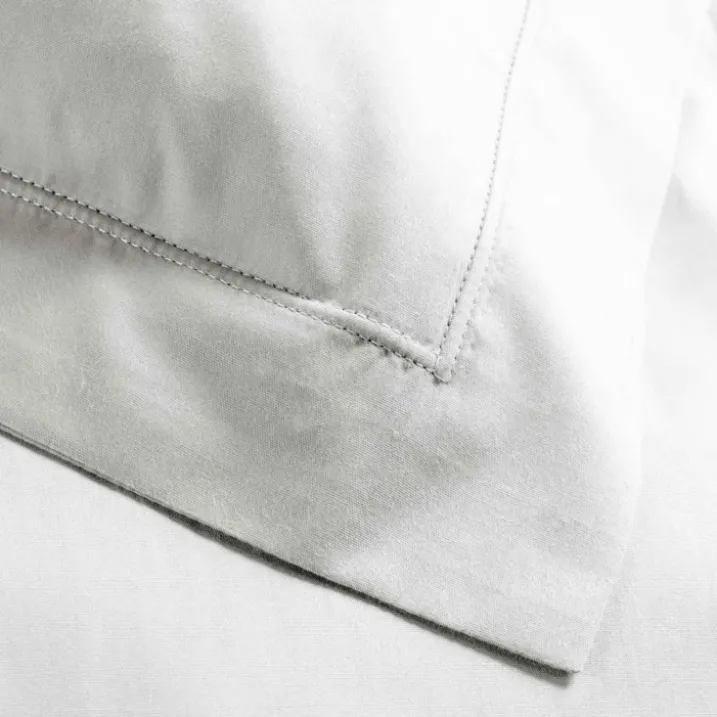 Taie d'oreiller volant plat 100% percale de coton ORIGINE