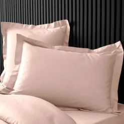 Taie d'oreiller volant plat 100% percale de coton ORIGINE