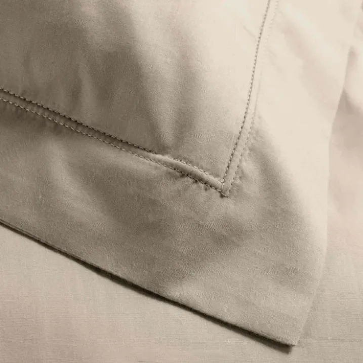 Taie d'oreiller volant plat 100% percale de coton ORIGINE