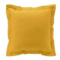 Taie d'oreiller volant plat 100% percale de coton ORIGINE