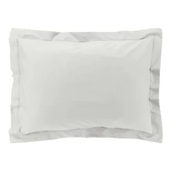 Taie d'oreiller volant plat 100% percale de coton ORIGINE