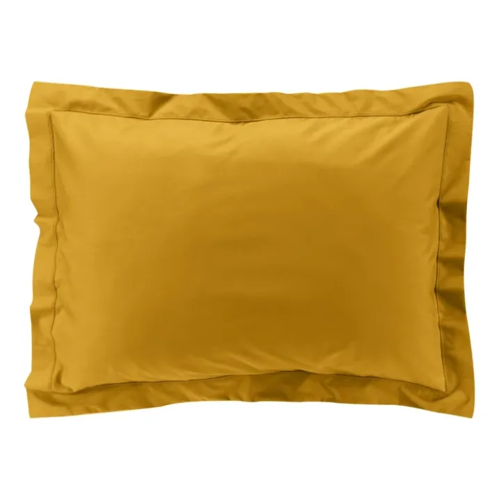 Taie d'oreiller volant plat 100% percale de coton ORIGINE