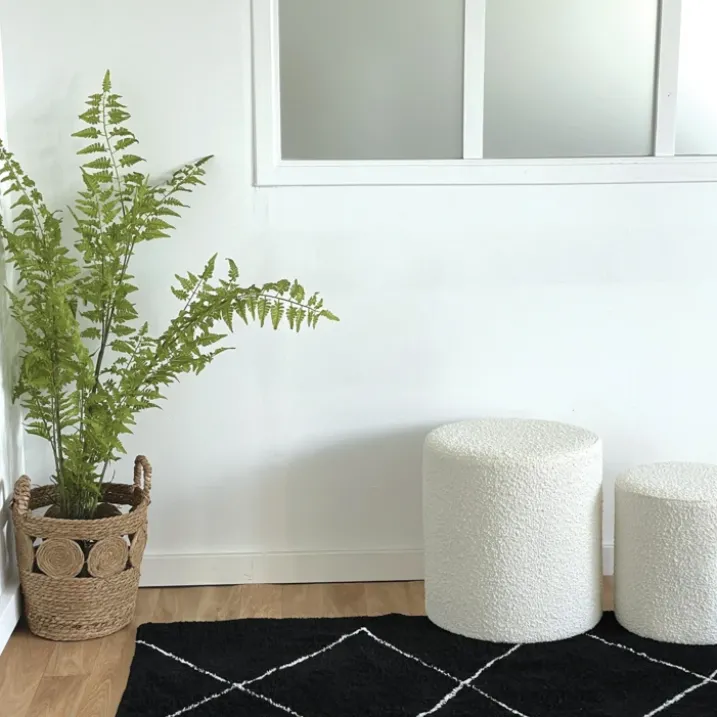 Tapis berbère à motifs graphiques