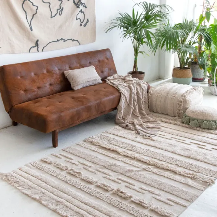 Tapis bohème lavable air naturel
