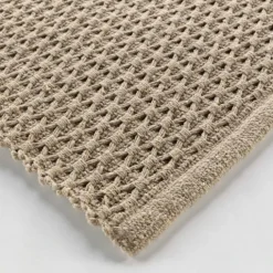 Tapis déco en coton tissé