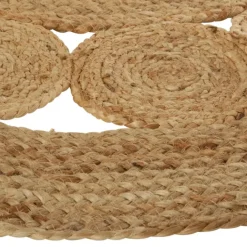 Tapis déco en jute ajourée