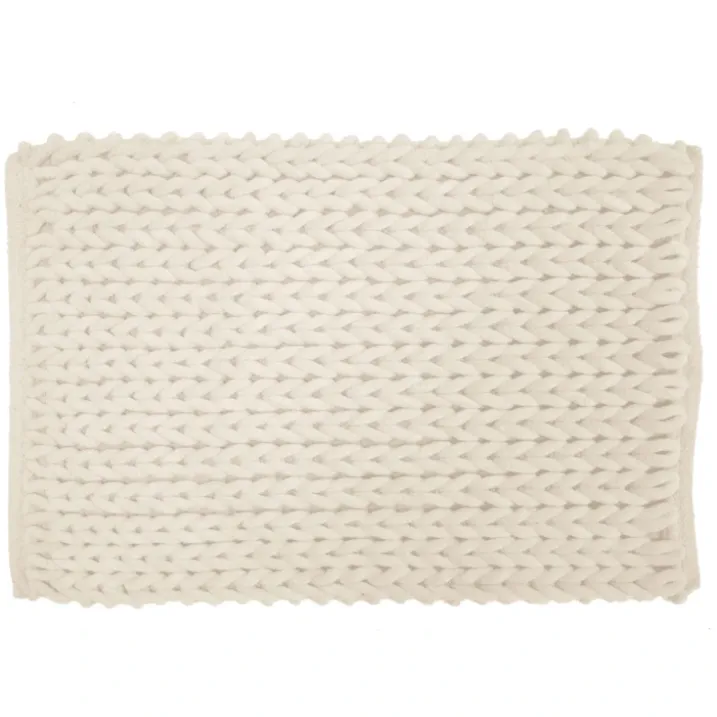 Tapis de bain en chenille douce antidérapant
