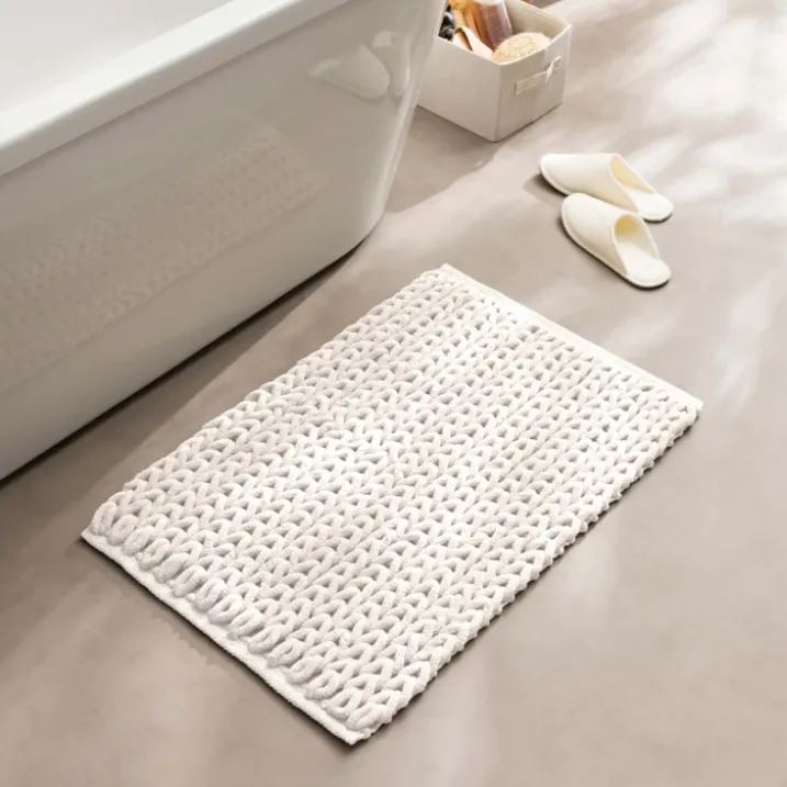 Tapis de bain en chenille douce antidérapant