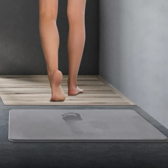 Tapis de bain en diatomite