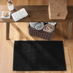 Tapis de bain en microfibre absorbante à picots