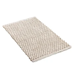 Tapis de bain en polycoton chenille ultra-absorbant
