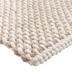 Tapis de bain en polycoton chenille ultra-absorbant