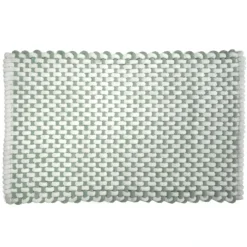 Tapis de bain en polycoton chenille ultra-absorbant