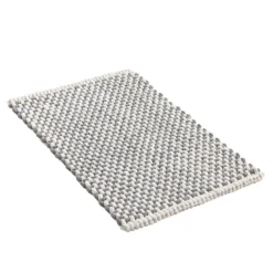 Tapis de bain en polycoton chenille ultra-absorbant