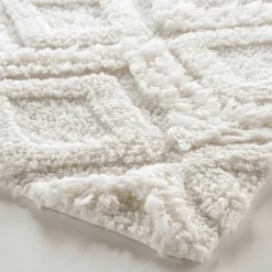 Tapis de Bain Ikatis Uni avec Reliefs