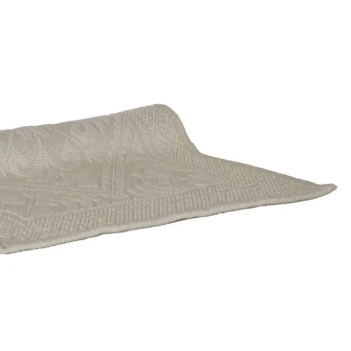 Tapis de bain à motif géométrique