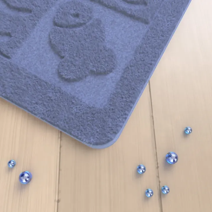 Tapis de bain à relief
