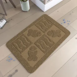 Tapis de bain à relief