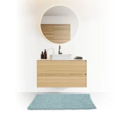 Tapis de bain tressé épais