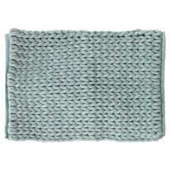 Tapis de bain tressé épais