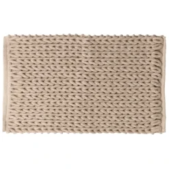 Tapis de bain tressé épais