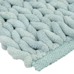 Tapis de bain tressé épais