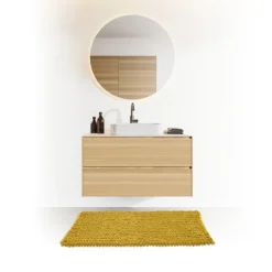 Tapis de bain tressé épais